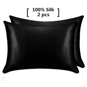 1 Pair 100% Mulberry Silk Pillowcase with Hidden Zipper.  we love these for our hair and skin :)