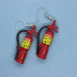 Crazy Exaggeration Fire Extinguisher Earrings