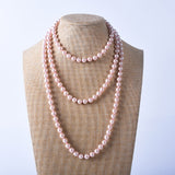 150cm long pearl necklace
