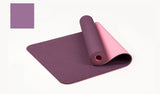 183*61cm 6mm Thick Double Color Non-slip TPE Yoga Mat Quality