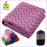 183cm*61cm 72''x24'' Non Slip Yoga Mat Cover Towel Blanket with Free Bag