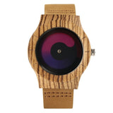 Creative Rotation  Bamboo Wristwatch