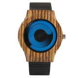 Creative Rotation  Bamboo Wristwatch