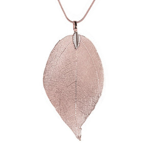 Leaves Necklace Long Chain
