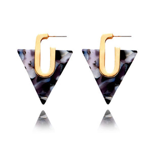Geometric Acetate Earrings