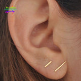 Minimalist Gold/Silver/Black/Bar Stud Earrings