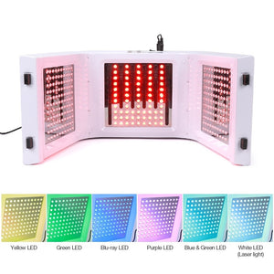 7 Color LED Facial  Light Therapy PDT Lamp.  Treatment Regeneration for Face Tightening Anti-aging &amp; Acne