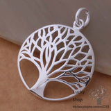 925 sterling silver tree of life necklace