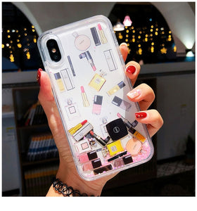Cosmetic Quicksand Cover Case For iPhone