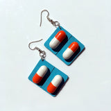 funny lovely pills Dangle Earrings