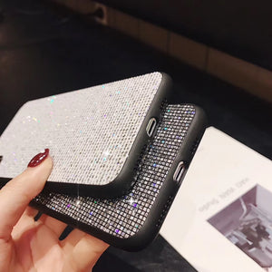 Glitter Soft  Silicone Case For iphone