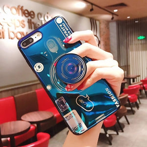 3D Camera Blue Ray Phone Cover For iPhone &amp; Samsung Galaxy