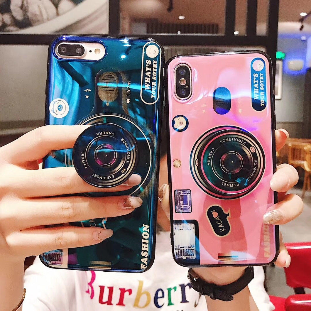 3D Camera Blue Ray Phone Cover For iPhone & Samsung Galaxy