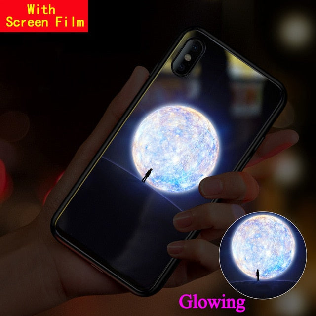 Led 3D Luminous Phone Case For iPhone