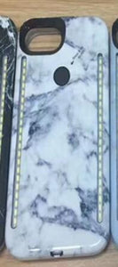 Marble Selfie Light Phone Case for iphone