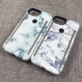 Marble Selfie Light Phone Case for iphone