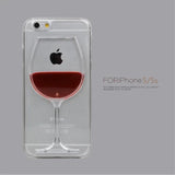 Red Wine Glass Phone Case For iPhone
