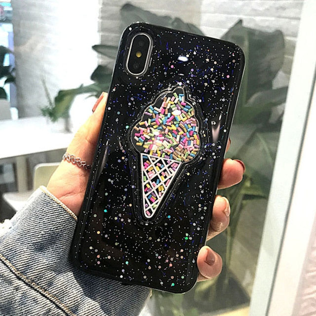 Liquid Glitter Cases For iPhone