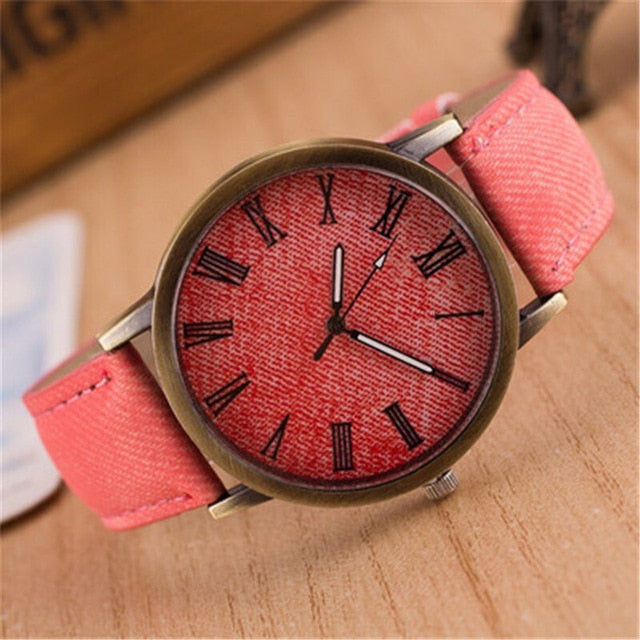 Quartz Denim  Wristwatch