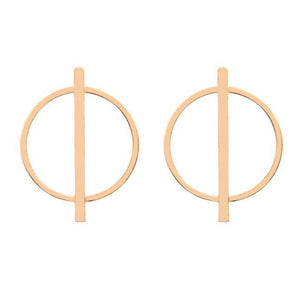 trendy unique hoop earrings