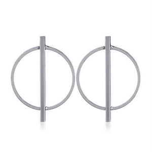 trendy unique hoop earrings