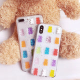 Cute 3D Gummy Bear Soft Cases For iPhone