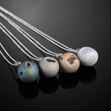 Natural Stone Necklaces Druzy Crystal 12mm