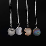 Natural Stone Necklaces Druzy Crystal 12mm