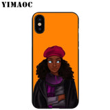 Melanin Poppin Soft  Silicone Case for iPhone