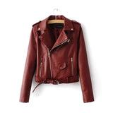 PU Animal Friendly :) Leather Jacket with Zipper
