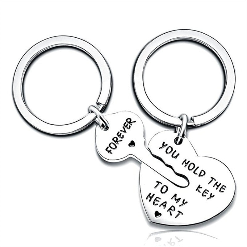 Key&amp;Heart Keychain. YOU HOLD THE KEY TO MY HEART. Perfect gift