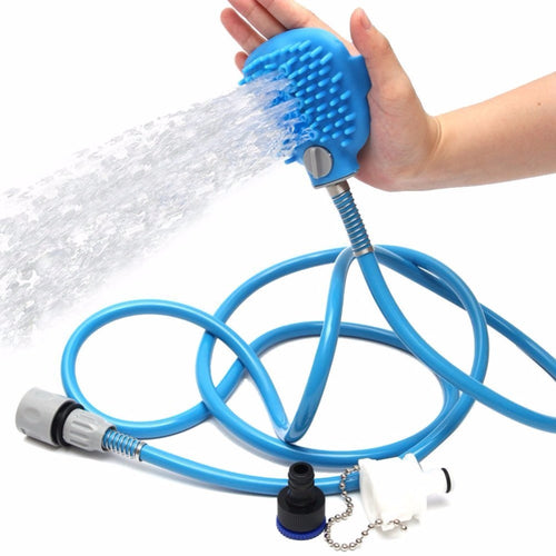 Pet and Wash Tool.  Easy on your back  ;)