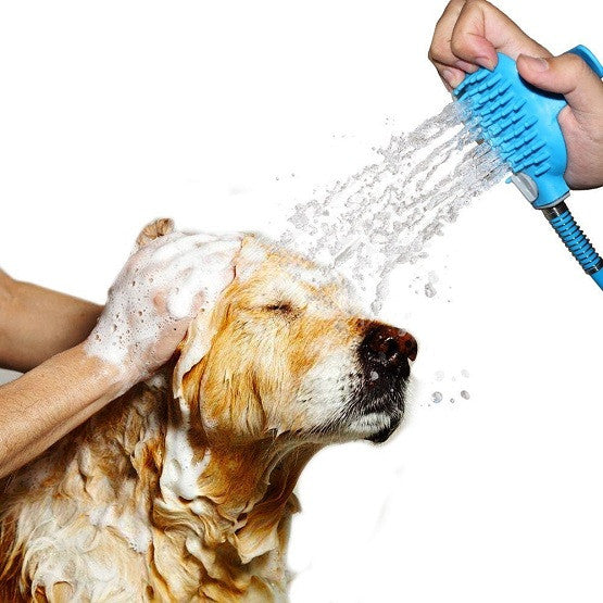 Pet and Wash Tool.  Easy on your back  ;)