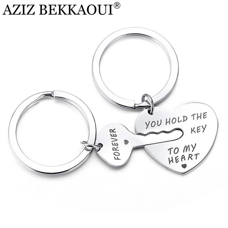 Key&Heart Keychain. YOU HOLD THE KEY TO MY HEART. Perfect gift
